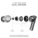 Original for Boat Nirvana Master Buds 2 Dolby Atmos w/Head Tracking, 52dB Hybrid Adaptive ANC,Hi-Res LDAC, Titanium Dual Drivers, Bluetooth Earbuds, TWS Ear Buds Wireless Earphones (White) - Image 5