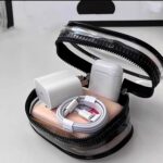 Travel Cable Organizer Bag – Compact Waterproof Tech Pouch for Chargers, USB Cables, Earphones & Gadgets – Transparent Portable Electronics Storage Case for Travel & Office - Image 3