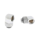 ATORSE 2X G1/4'' 360 Rotary Multi-Link Adapter Fitting for Water Cooling System - Image 4