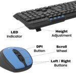 EVM Wireless Keyboard & Mouse Combo – 2.4GHz, 112 Keys, 1000 DPI, 10m Range, Plug & Play | for PC/Laptop | 1 Year Warranty - Image 5