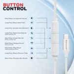 Honeywell Suono P70 Wired in Ear Earphones with Built in Mic 10mm*2 Drivers, Noise Cancelling and Ultra HD Mic, IPX4, Voice Assistant Enabled, HD Sound & Clear Audio, Type C Compatible, 1.2 Mtr - Image 5