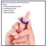 3PC Acupressure Natural Headache, Migraine, Tension Relief Wearable, Sugar Control LI4 Acupressure Point Clip – Supporting Acupressure Relaxation - Image 3