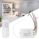 NYRA STORES Digital Switch ON/Off 220V-240V Light Digital Remote-Control Wireless Wall Switch with RF Remote Control (3 Way Switch) - Image 3