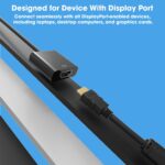 Sounce Display Port to HDMI Adapter, 1080p Display Port DP to HDMI Cable Male to Female Port Support Video & Audio Compatible with Computer, PC, Monitor, Projector, HDTV (Not Bidirectional) - Image 6