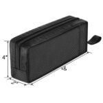 CM Travel Cable Organizer Case Bag Portable Computer Accessories Zipper Mesh Pouch Bag for Holding Laptop Mouse, Power Bank, USB, Adapter, Charger, Cellphone and Cosmetics - Image 5