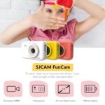 SJCAM FunCam 2" LCD HD Digital Kids Camera | Full HD 1080P | for Video Recording, Photo Shooting, Timelapse Video | Cartoon Print with in-Built Games for Children & Adult Kids (Dog) - Image 6