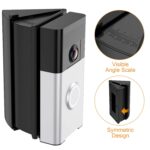 QIBOX Adjustable (30 to 55 Degree) Angle Doorbell Mount Compatible with Ring/Blink Video Doorbell 4/3/2/1/Wired/Pro/(2020 Release), Replacement Adapter Mounting Holder Bracket - Image 4
