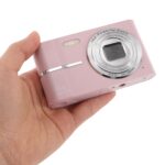 Mini Digital Camera for Beginners, Compact Lightweight Point Shoot Vlogging Camera with 16x Zoom, HD Video, Travel and Party Use, Rose Pink - Image 5