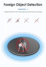 Wireless Charger | 10W Wireless Fast Charging Pad Compatible with i-Phone 14/13/12/11/XS/X/8 Air-pods & Other Qi Devices, (Blue) - Image 5
