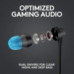 Logitech G333 Gaming Earphones with Gaming-Grade Dual Drivers with USB-C Adapter & in-line Mic and Volume Control with 3.5mm aux - Black - Image 5