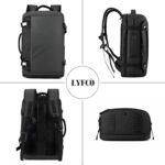 Smart Travel Backpack for Men & Women | 50cm Large Capacity Laptop Backpack | Anti-Theft, USB & Type-C Charging | Shoe Compartment & Wet Dry Separation | Business Travel Backpack - Image 4