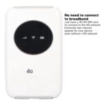 EBTOOLS 4G LTE USB WiFi Modem, 300Mbps Unlocked Mobile 5G WiFi Router with SIM Card Slot, Portable WiFi Access Point Wireless Travel, 10 Users, 3200MAh Built-in - Image 3