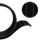 ACM Watch Strap Nylon Soft Loop 22mm Compatible with Ambrane Wise Glaze Smartwatch Sports Band Black - Image 5