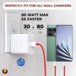 One Plus Fast 80W Original USB Type C Data Sync Fast Charging Charger Cable for One Plus 13,13s,13r,12,12r,11,11r,10,10r,10t,10pro,9,9rt,9r,9pro,8,8t,7t,7pro,Nord 5,CE5,CE4,CE3,CE2lite,4,3,2,2T - Image 6