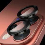 Camera Lens Metal Alloy Individual Camera Ring Protector compatible with Vivo V70 5G, (Anti-Scratch, Case- Friendly) (Black, Vivo V70 5G) - Image 3