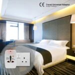 ‎CARE CASE® Worldwide Travel Adapter with Built in Dual USB Charger Ports Worldwide Adaptor (White) - Image 4