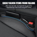 YEPZY 2PCS Car Seat Gap Filler Organizer with Phone Holder,Car Seat Gap Stopper Fill Gap Between Seat and Console, Essential Car Accessories Car Side Seat Gap Filler Organizer Phone Holder - Image 4