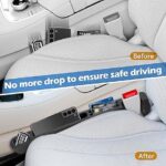 YEPZY 2PCS Car Seat Gap Filler Organizer with Phone Holder,Car Seat Gap Stopper Fill Gap Between Seat and Console, Essential Car Accessories Car Side Seat Gap Filler Organizer Phone Holder - Image 5