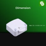 Wardrobe Door Light Switch | Auto ON/OFF Push Button Sensor for Wardrobes, Cabinets, Bookcases, and More | Smart Energy Saving Lamp Controller (ESY-TC36, Pack of 8, White) ESYSENSE - Image 4