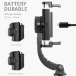Q08 Gimbal Stabilizer, Extendable Auto Balance Selfie Stick Tripod, 360° Face Tracking Stand, 1-Axis Multifunction Remote, for iPhone/Android Smartphone, Video Recording - Image 3