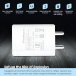 44W C-Type Flash Charging Adapter|Fast Charger with USB C 1M Cable for V50|V50e|V40|V40e|V40 Pro|Y19e| Y400|Y19|Y39|T4|T4x |T3|T3x|T2x|iQOO Z10|iQOO Neo 10R|iQOO Z10x,44 watt Type C Charge-White - Image 4