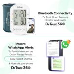 Dr Trust USA Digital BP Machine, Blood Pressure Monitoring with Bluetooth Connectivity for Accurate Measurements & Tracking via Smartphone Bp Monitor - Image 5