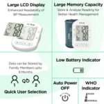 Dr Trust USA Digital BP Machine, Blood Pressure Monitoring with Bluetooth Connectivity for Accurate Measurements & Tracking via Smartphone Bp Monitor - Image 6