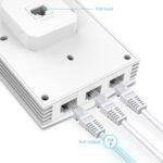 TP-Link EAP655-Wall | Omada True WiFi 6 AX3000 Wall Plate Wireless Gigabit Access Point | High-Efficiency | Seamless Roaming | PoE Passthrough | Multiple SDN Controller Options | Remote & App Control - Image 4