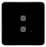 2 Switch Smart Touch Panel Board (WiFi + Remote) (Black) (2M Size) | 3 Year Warranty | Works with SmartLife App, Alexa, Google, Siri | Glass Touch - Image 2