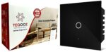 24Amp Heavy Load WiFi Smart Touch Switch (Black) | 3 Year Warranty | Works with SmartLife App, Alexa, Google, Siri | Glass Touch - Image 2