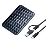 250GB Ultra Slim Portable External Hard Drive USB 3.1 Type C 2.5'' HDD Storage for PC, Mac, Laptop, PS4, PS5, Xbox one - Image 2