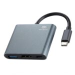 3-in-1 USB Type-C to HDMI Adapter with USB 3.0 & USB Type-C PD Charging Port | 4K HDMI Converter Hub for Laptop, MacBook, Tablet & Other Type-C Devices - Image 2
