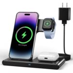 3 in 1 Wireless Charging Station for Apple Charging Station for Multiple Devices, for iPhone 15 14 Pro Max 13 12 11 Xs Xr X 8 Plus, for Apple Watch Charger Stand 8 7 6 5 4 3 2 Se, for Airpods 3 2 Pro - Image 2