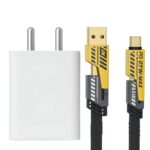 30W Car Charger for Apple iPad 4 Wi-Fi Triple USB Port High Speed Turbo Charge QC 3.0 Smart with 1.2m 4-in-1 Metal Flat Braided Indestructible Smartphone Multi iOS Type-C (White, 80W Big, SH.B2) - Image 2