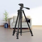 360 Degree, Aluminum Tripod Lightweight Camera & Mobile Tripod Stand with Carry Bag and Phone Holder Mount - Image 2