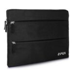 360 Protective 14 Inch Laptop Sleeve Case for All 13-14 Inch laptops with 2 Front pockets & Carry Handle | Compatible with 13-14 inch HP, DELL, Asus, Mackbook Devices| Water-Resistant | Black - Image 2