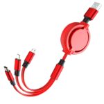 3in1 Fast Charging Cable for Andorid Smartphones, Type C Smartphones and iOS Phones Data Cable (Pack of 1) - Image 2
