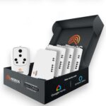4 Node Smart Switch Retrofit Kit with 4 Retrofit and1 Smart Plug with WiFi Communication Made in India with Voice Command, siri control, Alexa, and Google Homes (4 Node) - Image 2