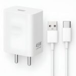 45W SuperVOOC Fast Charger Adapter with USB to C Cable Compatible with realme GT Neo 3, GT 2 Pro, GT Neo 2, X50 Pro, X7 Pro, 9 Pro+, 10 Pro+, 11 Pro, 11 Pro+ (45W Adapter & Cable), White - Image 2