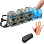 4in1 Keyboard Fidget Toy with Acupressure Clip for Stress Relief | LED Bass & Loud Clicker | Detachable Mechanical Switches, ASMR Sound, Anxiety Reliever Gadget (AnyColor, Pack of 1) - Image 2