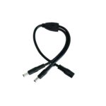 5PCS DC5.5-2.5 Power line 19V 24V one-to-Two DC Connecting line and Female DC Adapter(Female-to-2male 5pcs) - Image 2
