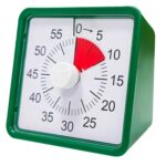 60 Minute Visual Timer Clock – Silent Countdown Timer for Kids & Adults | Time Management for Classroom, Kitchen, Study, Office, ADHD, Homeschool, Tasks & Games (Green) - Image 2