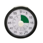 60 Minute Visual Timer Clock – Silent Countdown Timer for Kids & Adults | Time Management for Classroom, Kitchen, Study, Office, ADHD, Homeschool, Tasks & Games (Round, Black) - Image 2