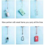 6pcs Silicone Hand Lanyard Wrist Strap for mobile, cell phone, ID badge holder, keys, USB Drive, Airpod, Anti theft, Keychain, Camera - Image 2