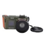 70MP Digital Camera, 4K Video Autofocus F1.8 Aperture WiFi Double Screen 50X Zoom Hot Shoe, with 32GB Card, for Photography Vlogging (Olive Green) - Image 2