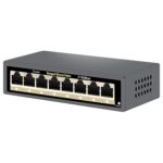 8-Port Full Gigabit Easy Web Managed Ethernet Switch, Web or App Cloud-Management Switch, VLAN/QoS/IGMP/LAG/TELNET/CLI Supported, Desktop or Wall Mount Fanless Metal Casing, Black - Image 2