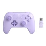 8Bitdo Ultimate 2C Wireless Controller for Windows PC and Android, with 1000Hz Polling Rate, Hall Effect Joysticks and Hall Triggers, and Remappable L4/R4 Bumpers (Purple) - Image 2