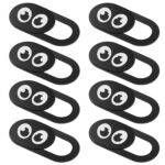 8Pcs Webcam Privacy Cover Slide, Ultra-Thin ABS Camera Blocker – Eye/Plain Design for Laptop/Phone/Tablet/PC, Anti-Spy Dustproof Protector - Image 2
