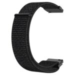 ACM Watch Strap Nylon Soft Loop 22mm Compatible with Ambrane Wise Glaze Smartwatch Sports Band Black - Image 2