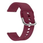 ACM Watch Strap Silicone Belt 22mm compatible with Noise Colorfit Pro 3 Smartwatch Sports Hook Band Burgundy Purple - Image 2
